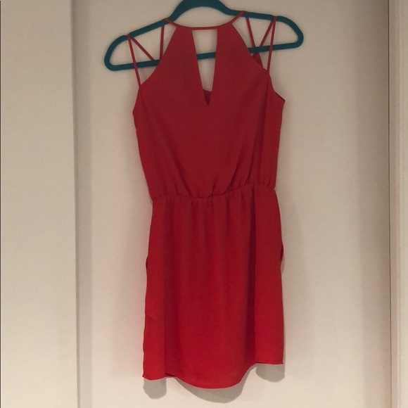 Banana Republic / strappy red minidress / 2P - Picture 4 of 4